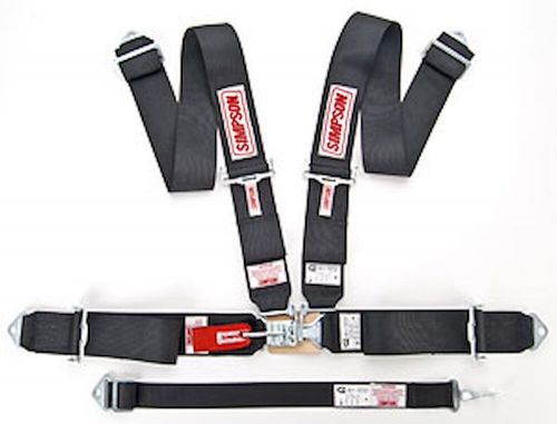 Simpson 29061bk latch &amp; link system 5-point individual harness