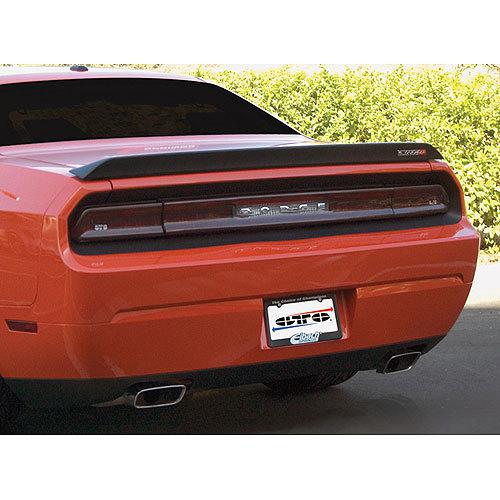 2008-12 dodge challenger gts blackout rear center panel - smoke (logo cutout)