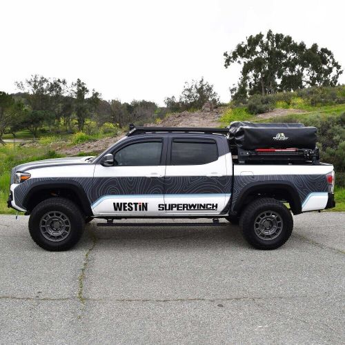 Lighted electric power running board steps for 05-2023 toyota tacoma double cab