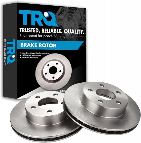 Trq front brake rotors set vented for 1995-2001 ford explorer 1998-2003 ranger