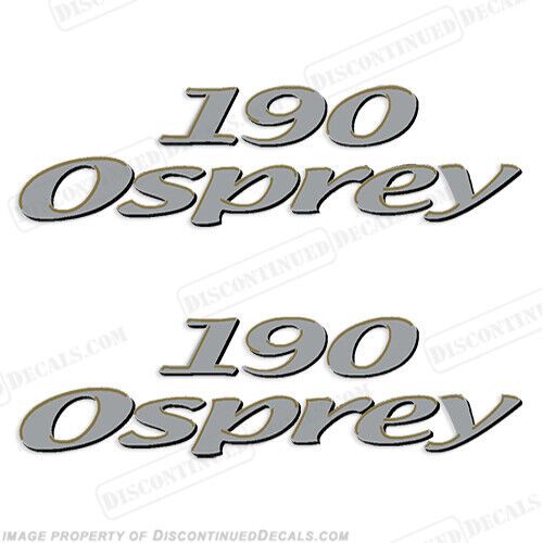 Fits aquasport osprey 190 boat decals (set of 2)