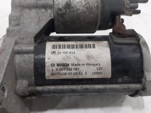 2017 vauxhall corsa e 1.4l petrol 5 speed manual starter motor