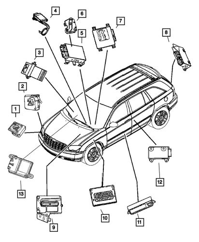 Genuine mopar immobilizer module 4727408af