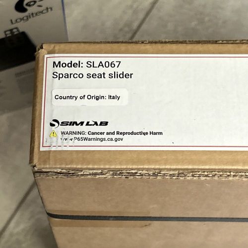 Sparco seat track set flat style black powder coated steel sla067