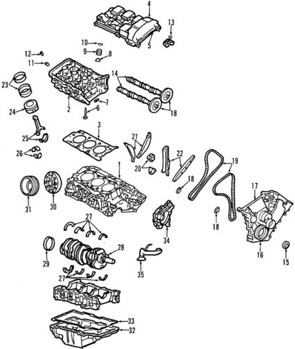 Genuine ford head gasket xf1z-6051-da