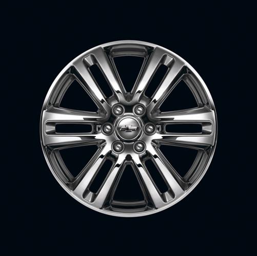 09-12 traverse/ 07-12 acadia 20-inch chrome wheel rv025 6 double-spoke 17802026