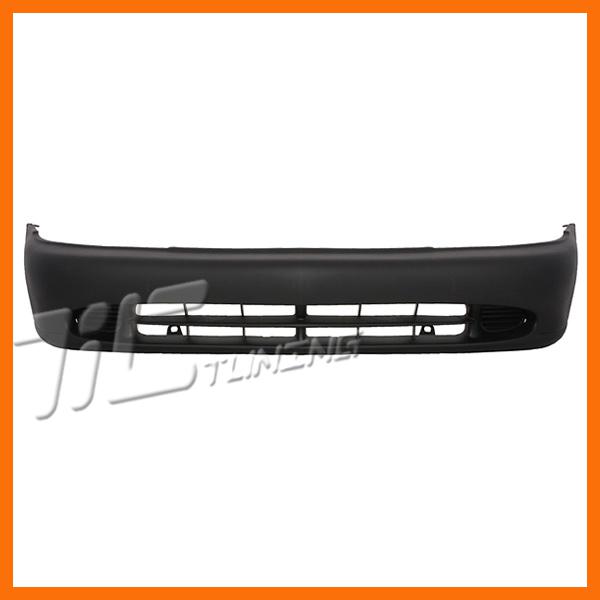 97-02 mitsubishi mirage black front bumper cover primed body replacement