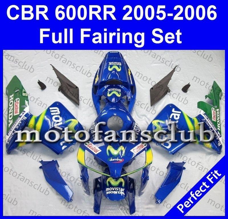 Fit honda cbr600rr 05 06 cbr 600 rr 2005 2006 fairing kit bodywork #01 b