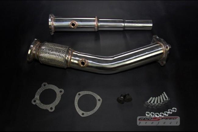 Gsp 98-04 golf / jetta gti gls mk3 mk4 1.8t turbo high flow downpipe 20+hp gain