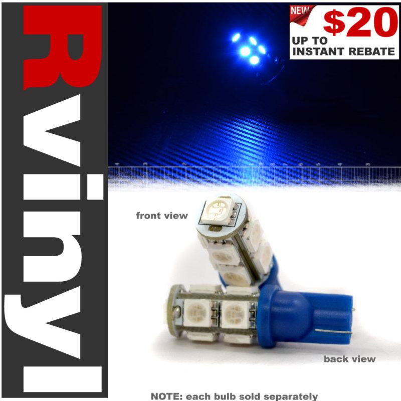 Profocos blue (1x) t10 9 5050smd led license plate bulb lamp for eagle