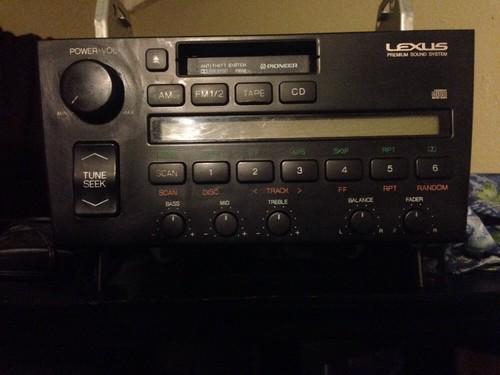 Lexus ls400 oem stereo pioneer 90-97