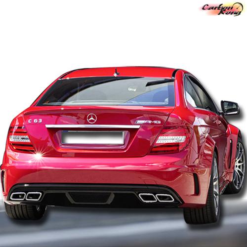 Painted mercedes benz c204 2d coupe c class rear trunk spoiler a type 2013 #197☆