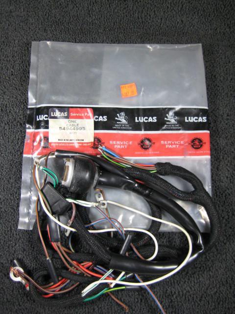 Triumph preunit duplex frame  61-62 t120 tr6 nos lucas wiring harness 54944995