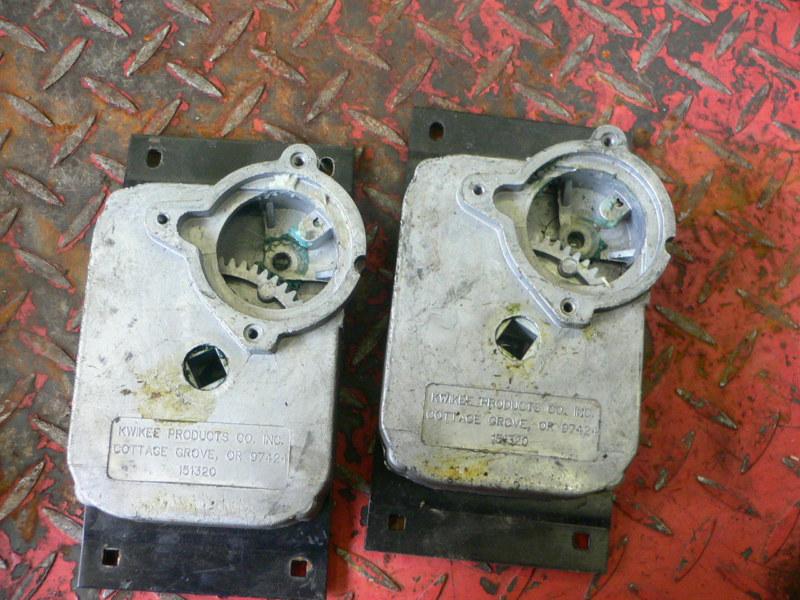 Rv bus coach motorhome pair of kwikee gear boxes, room slide? part number 151320