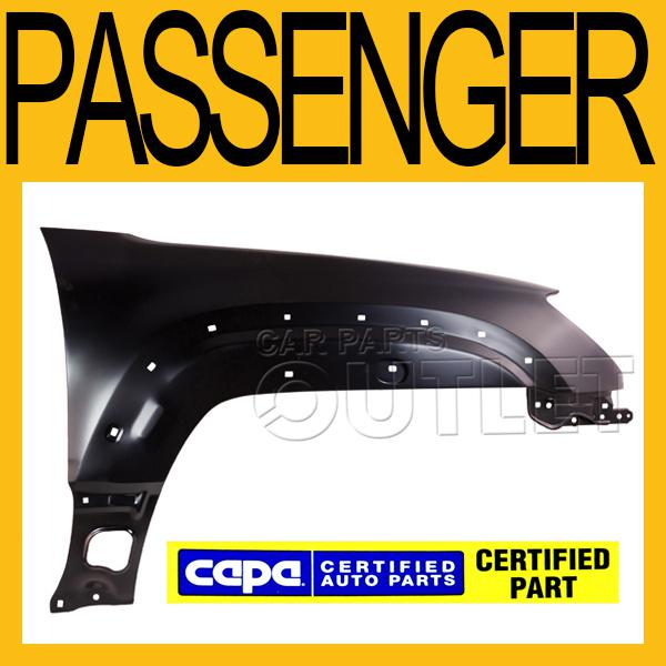 2003-2005 toyota 4runner right side front fender primered new passenger capa rh