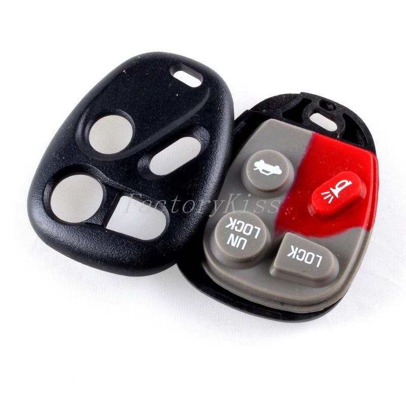 New remote key shell case for buick cadillac chevrolet replacement 4 buttons