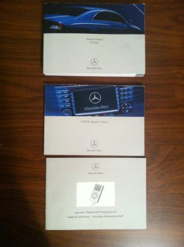 2007 mercedes benz cls550 cls63 amg cls 550 cls 63 owners manual set w/ navi 