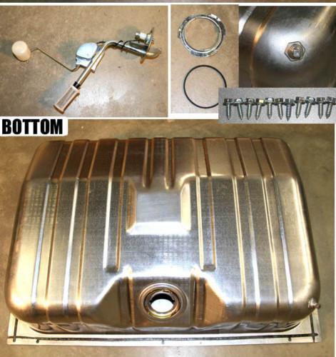 New 1964-1968 mustang & cougar fuel gas tank kit with sending unit, screws, ring