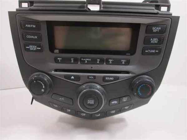 07 honda accord am fm cd player radio 2ac2 oem lkq