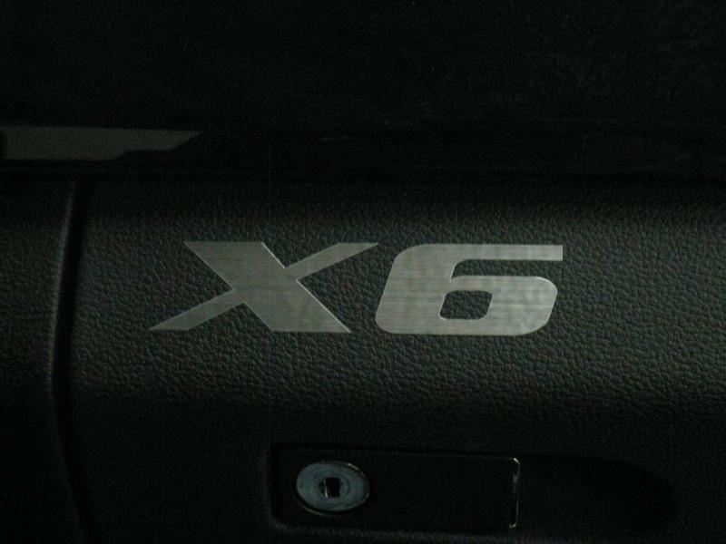 (2) dashboard badge decal bmw *x6*