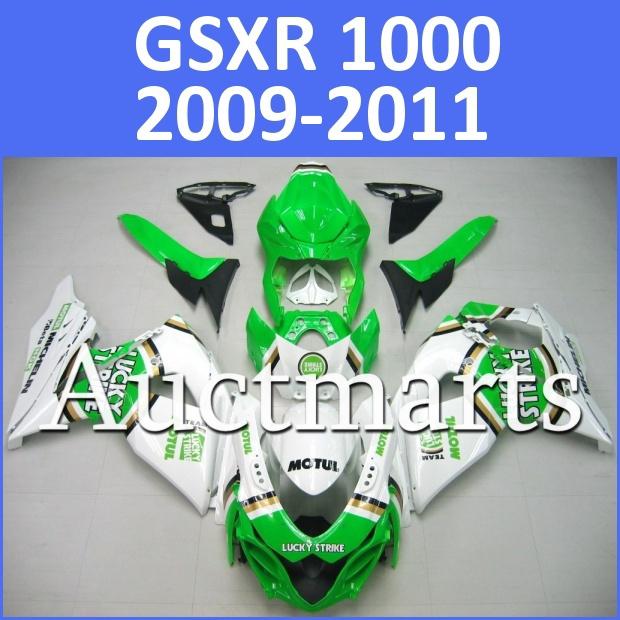 Fit suzuki 09 10 11 12 gsx-r 1000 2009 2010 2011 2012 fairing k9 k17 d10