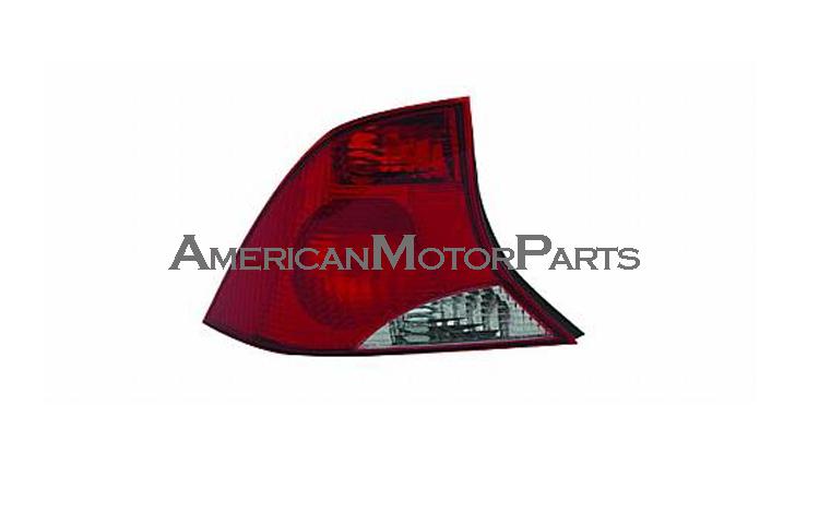 Eagleeye pair replacement black housing tail light 3-bulbs lamp type ford focus