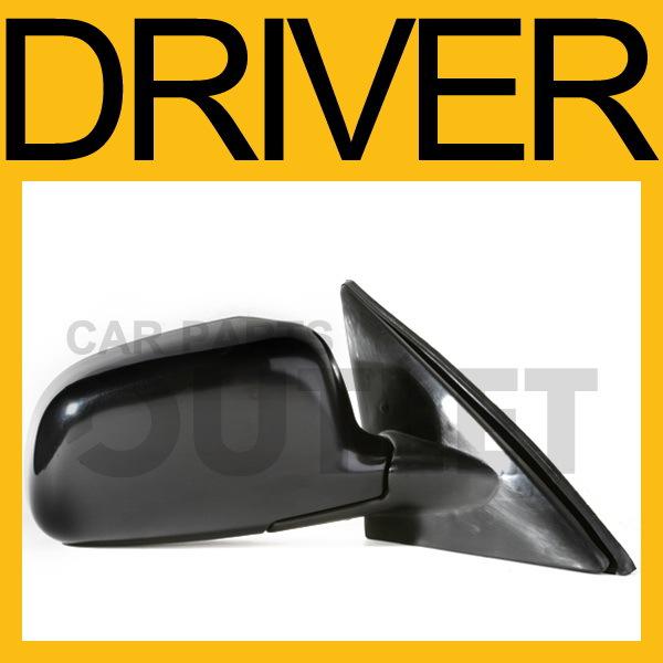 97-02 mitsubishi mirage left side manual mirror 4dr sedan mi1320104 foldable lh