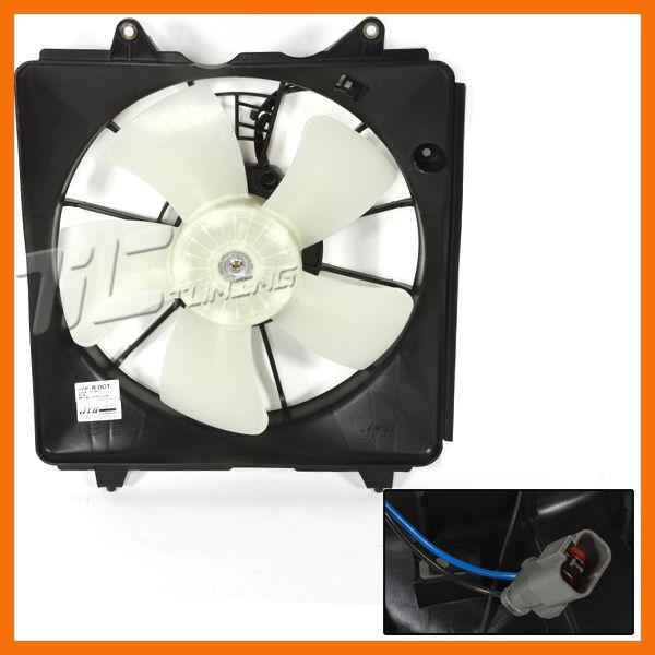 Honda civic 1.8l 4cyl auto radiator fan assembly motor blade shroud 06-10