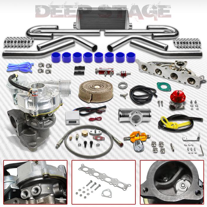 K03 11pc turbo kit w/intercooler+blow off valve+manifold 97-06 audi a4 1.8l i4