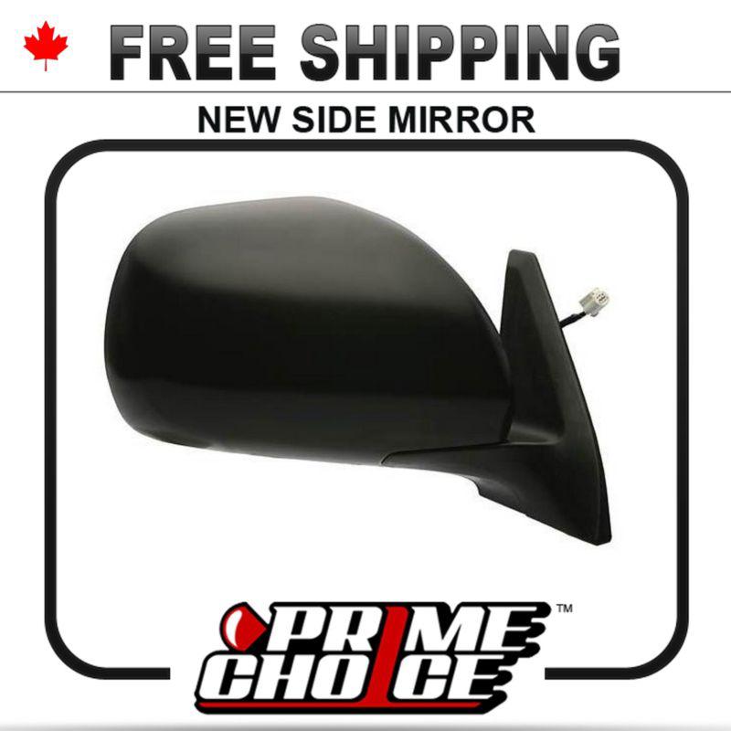 New power heated black passenger side view mirror for toyota 4runner right door