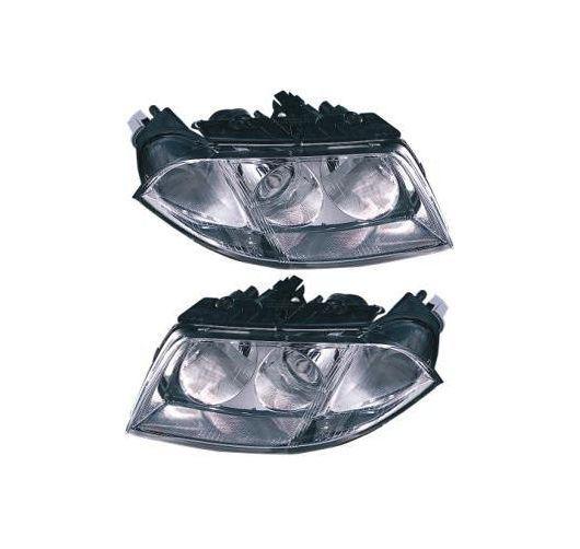 01-05 volkswagen vw passat headlights headlamps pair set