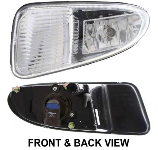 01 - 04 town & country fog driving light lamp lh left