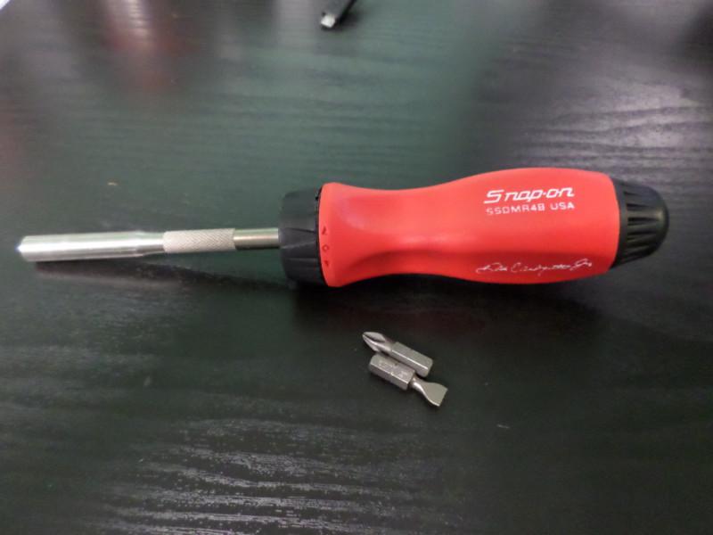 Snap on tools rare red dale earhardt ratcheting screwdriver new snap on tools