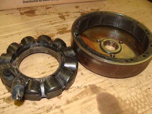 1980 harley shovelhead super glide superglide fxe stator & flywheel magneto