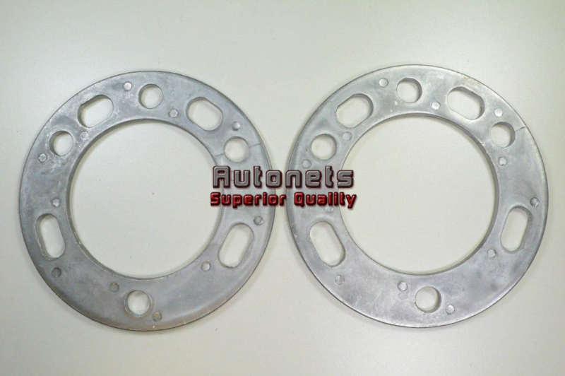 Raw disc brake spacers 1/4" thick 6 hole universal 4 1/2" 4 3/4" 5" bolt circles