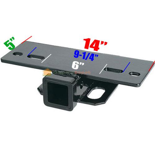 Step bumper 5000lbs 2"x 2" ball mount hitch 5000lb load capacity