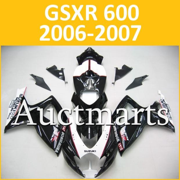 Fit suzuki gsxr 750 gsxr 600 06 07 gsx-r 2006 2007 fairing bodywork k6 g12 b02