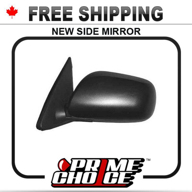 New power non heated drivers side view door mirror