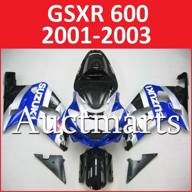 Fit suzuki 01 02 03 gsxr 600 gsx-r600 2001 2002 2003 fairing k1 bodywork a18 a01