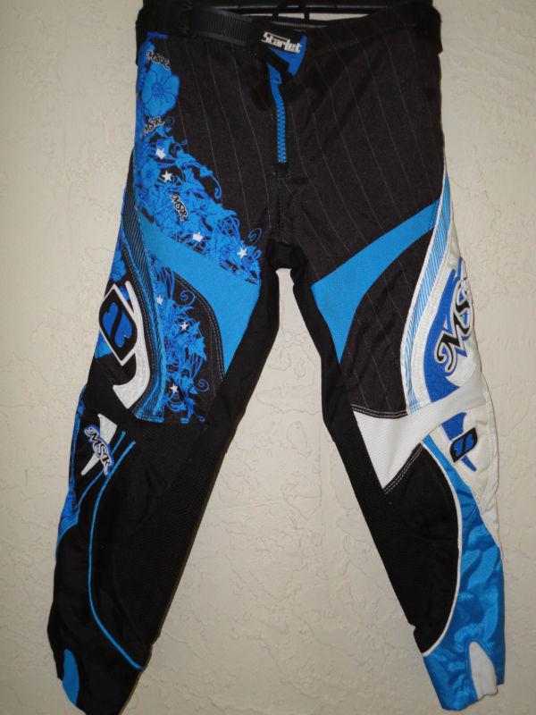 New with tags ~ msr mx starlet youth riding pants ~ blue/black/white ~ size 26