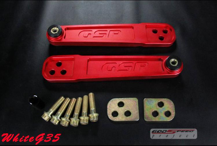 Godspeed red gen2 acura rsx dc5 k20a  adjustable lower control arm arms lca  