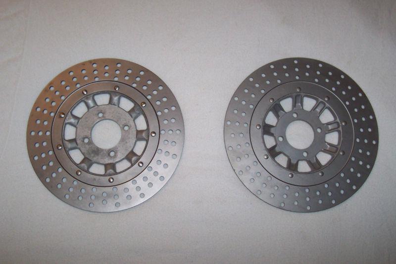 Kawasaki kz650 front and rear brake rotor