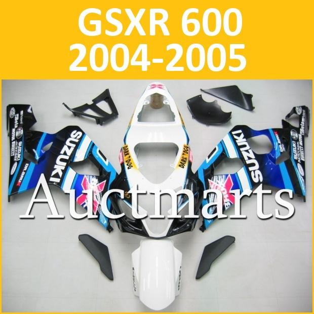 Fit suzuki 04 05 gsxr 750 gsxr 600 2004 2005 gsx-r fairing k4 bodywork h21 b12