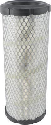 Hastings air filter element radial seal outer round paper steel mesh white ea