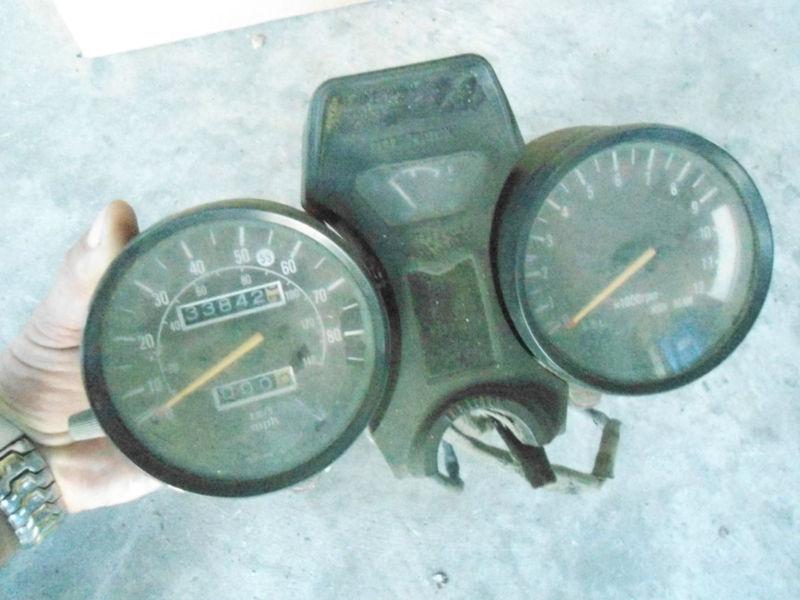 1982 suzuki gs650g gs650 gs 650 speedometer tachometer gauges instruments