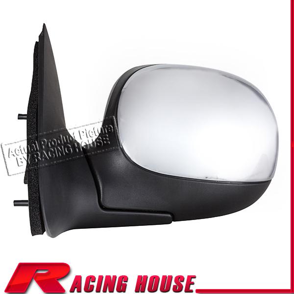 97-02 fold f150 f250 manual contour foldable mirror left hand driver rear view