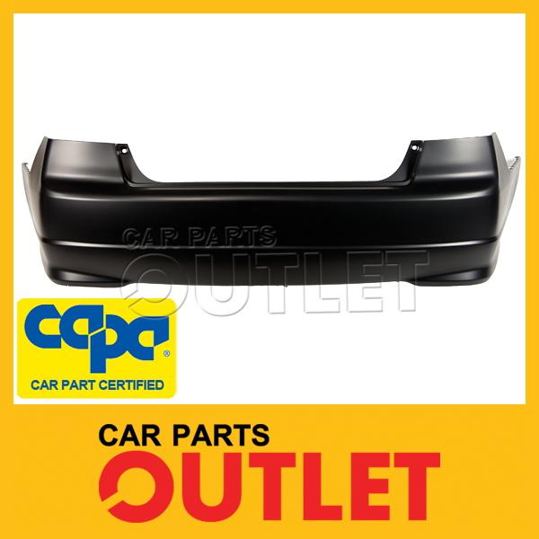 2004-2005 honda civic rear bumper primed black capa certified lx hybrid gx sedan