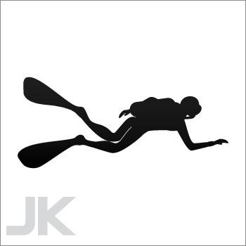 Decal sticker dive diving scuba apnea spearfishing 0502 aga33