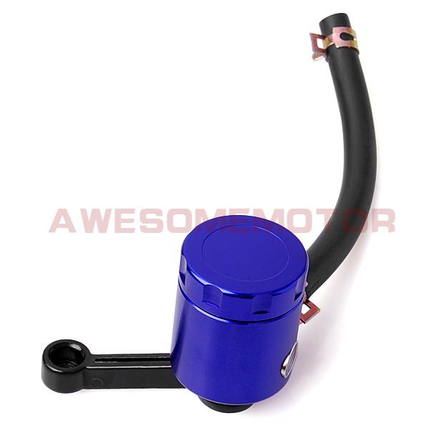 Motor blue front brake clutch tank cylinder fluid oil reservoir universal fit 