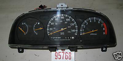 Infiniti 93 j30 instrument cluster/gauge black 1993 gauges speedometer